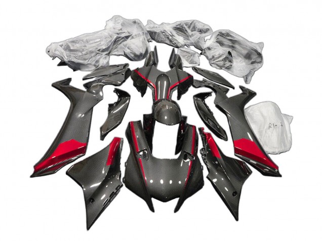 Discount 2020-2025 Black Carbon Fiber Red Yamaha YZF 1000 R1 Motorcycle Fairings Canada