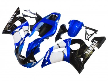 Discount 1998-2002 White Blue Glossy Black Yamaha YZF 600 R6 Motorcycle Fairings Canada