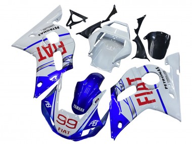 Discount 1998-2002 White Blue Red Fiat 99 Yamaha YZF 600 R6 Motorcycle Fairings Canada