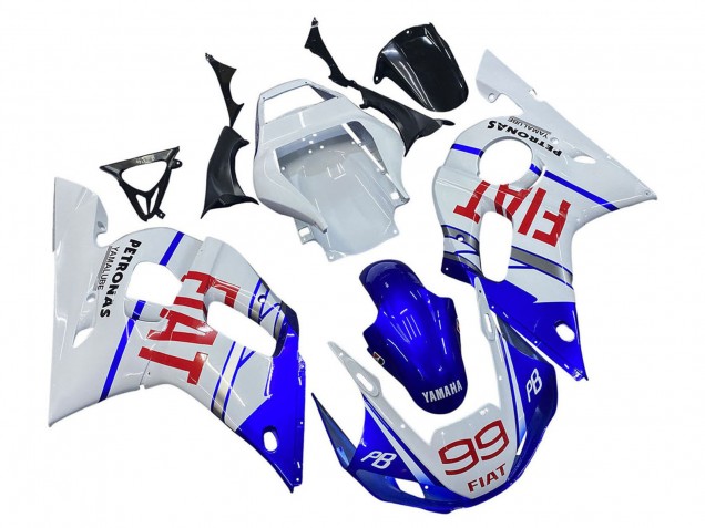 Discount 1998-2002 White Blue Red Fiat 99 Yamaha YZF 600 R6 Motorcycle Fairings Canada