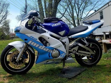 Discount 1998-2002 White Blue Jordan Yamaha YZF 600 R6 Motorcycle Fairings Canada
