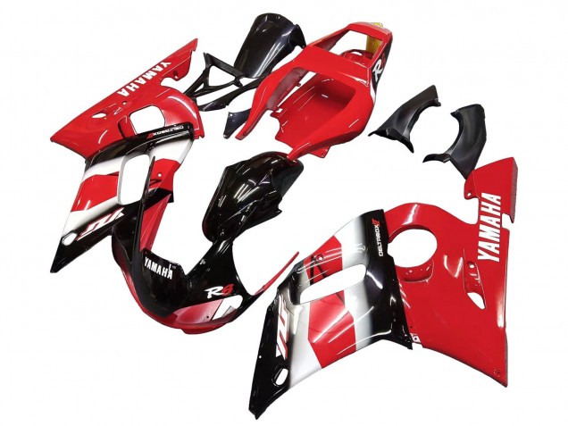 Discount 1998-2002 Red White Glossy Black Yamaha YZF 600 R6 Motorcycle Fairing Canada