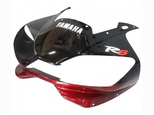 Discount 1998-2002 Red White Glossy Black Yamaha YZF 600 R6 Motorcycle Fairings Canada