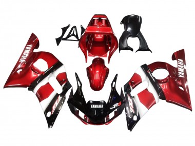 Discount 1998-2002 Red White Glossy Black Yamaha YZF 600 R6 Motorcycle Fairings Canada