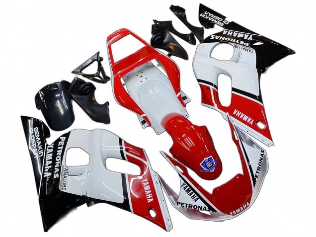 Discount 1998-2002 White Red Black Petronas Yamalube 50th Yamaha YZF 600 R6 Motorcycle Fairings Canada