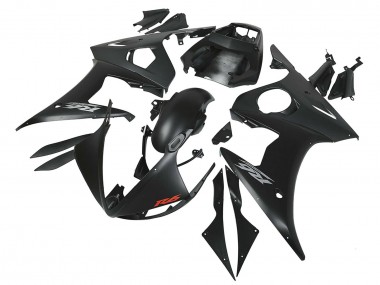 Discount 2003-2004 Matte Black Yamaha YZF R6 Motorcycle Fairings Canada