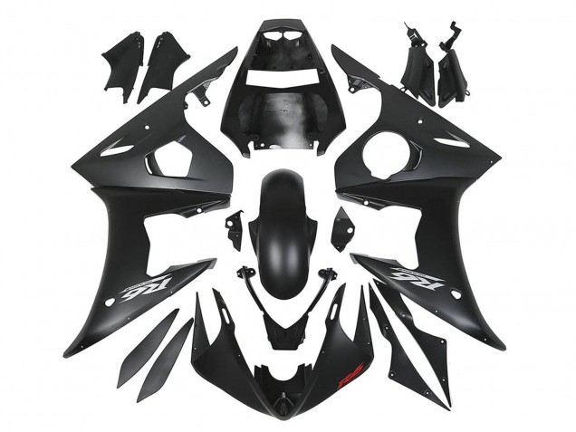 Discount 2003-2004 Matte Black Yamaha YZF R6 Motorcycle Fairings Canada