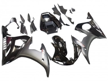 Discount 2006-2009 Glossy Black Matte Black White Decals Yamaha YZF R6S Motorcycle Fairings Canada