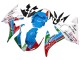 Discount 2003-2004 White Blue Green Red Kastinee Dunlop Motul Yamaha YZF R6 Motorcycle Fairings Canada