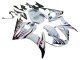 Discount 2006-2009 White with Dark Black Flame Yamaha YZF R6S Motorcycle Fairings Canada