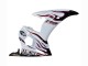 Discount 2006-2009 White with Dark Black Flame Yamaha YZF R6S Motorcycle Fairings Canada
