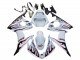 Discount 2006-2009 White with Dark Black Flame Yamaha YZF R6S Motorcycle Fairings Canada