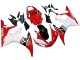 Discount 2003-2004 White Red Glossy Black Yamaha YZF R6 Motorcycle Fairing Canada