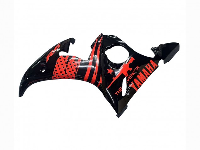 Discount 2003-2004 Glossy Black Red Yamaha YZF R6 Motorcycle Fairing Canada