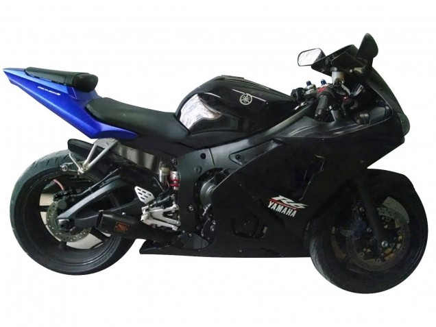 Discount 2003-2004 Blue Matte Black Yamaha YZF R6 Motorcycle Fairings Canada