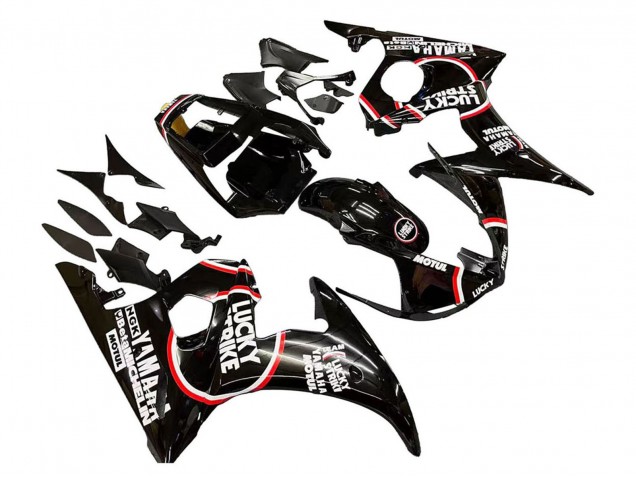 Discount 2003-2004 Glossy Black Red White Lucky Strike Motul Yamaha YZF R6 Motorcycle Fairings Canada