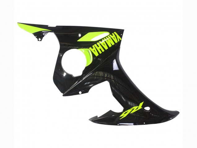 Discount 2003-2004 Glossy Black Neon Yellow Yamaha YZF R6 Motorcycle Fairings Canada