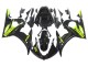 Discount 2003-2004 Glossy Black Neon Yellow Yamaha YZF R6 Motorcycle Fairings Canada