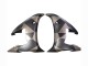 Discount 2003-2004 Grey Matte Black Geometric Yamaha YZF R6 Motorcycle Fairings Canada