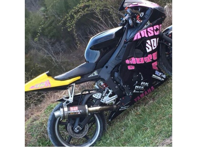 Discount 2003-2004 Yellow Pink Glossy Black Rossi Repsol 46 Yamaha YZF R6 Motorcycle Fairings Canada