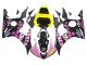 Discount 2003-2004 Yellow Pink Glossy Black Rossi Repsol 46 Yamaha YZF R6 Motorcycle Fairings Canada