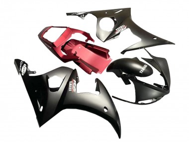 Discount 2006-2009 Red Matte Black Yamaha YZF R6S Motorcycle Fairing Canada