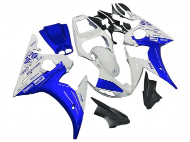 Discount 2003-2004 White Blue GYTR Yamaha YZF R6 Motorcycle Fairings Canada