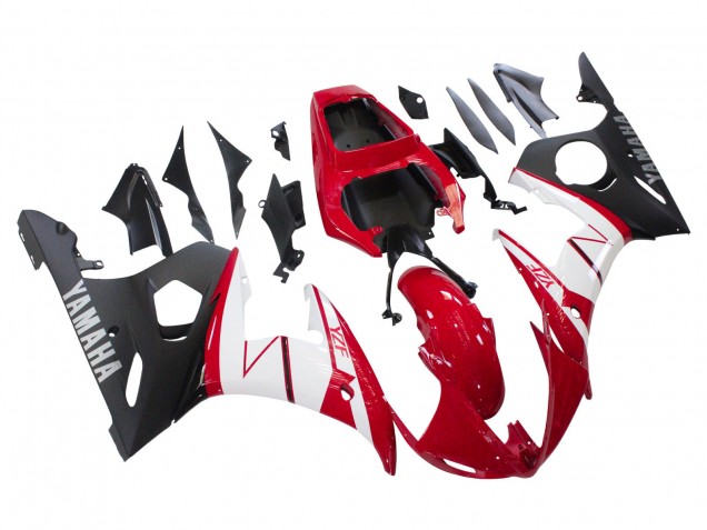 Discount 2003-2004 Red White Matte Black Yamaha YZF R6 Motorcycle Fairings Canada