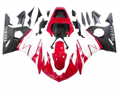 Discount 2003-2004 Red White Matte Black Yamaha YZF R6 Motorcycle Fairings Canada