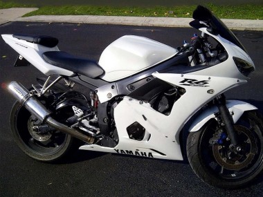 Discount 2003-2004 White Black Decals Yamaha YZF R6 Motorcycle Fairings Canada