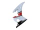 Discount 2003-2004 White Red Glossy Black Yamaha YZF R6 Motorcycle Fairings Canada