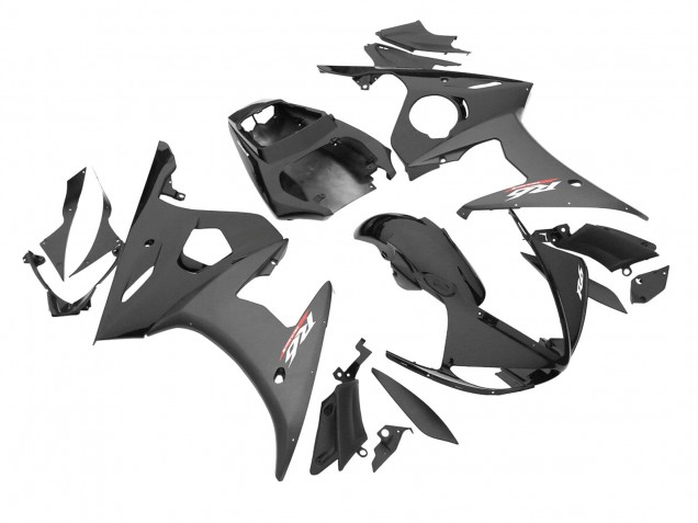 Discount 2006-2009 Glossy Black Matte Black Yamaha YZF R6S Motorcycle Fairings Canada