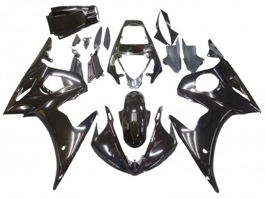 Discount 2003-2004 Glossy Black Yamaha YZF R6 Motorcycle Fairings Canada