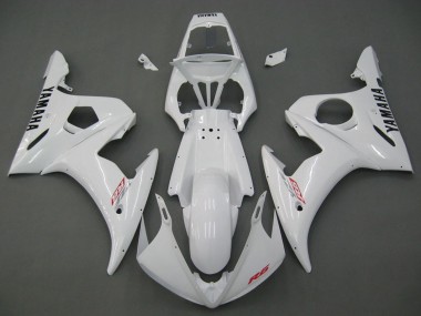 Discount 2006-2009 White Yamaha YZF R6S Motorcycle Fairings Canada