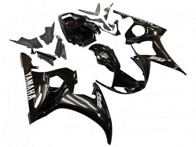 Discount 2005 Glossy Black Yamaha YZF 600 R6 Motorcycle Fairings Canada