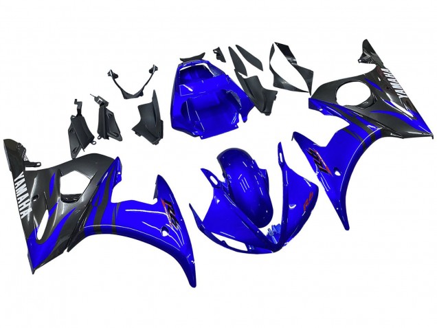 Discount 2005 Glossy Blue Black Yamaha YZF 600 R6 Motorcycle Fairings Canada