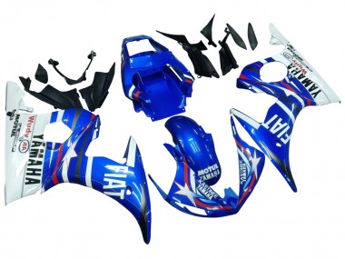 Discount 2005 Blue White Red Motul Michelin Fiat Yamaha YZF 600 R6 Motorcycle Fairings Canada