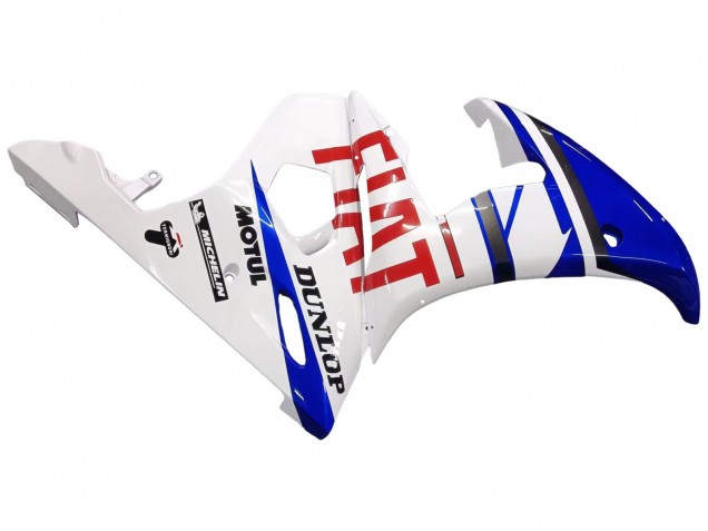 Discount 2005 White Blue Dunlop Fiat Motul Yamaha YZF 600 R6 Motorcycle Fairings Canada