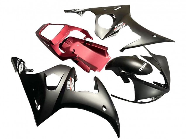 Discount 2005 Matte Black Red Yamaha YZF 600 R6 Motorcycle Fairing Canada