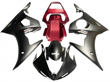 Discount 2005 Matte Black Red Yamaha YZF 600 R6 Motorcycle Fairing Canada