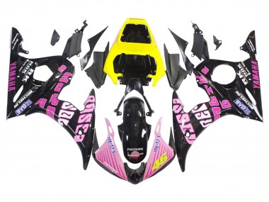 Discount 2005 Black Pink Yellow Repsol 46 Yamaha YZF 600 R6 Motorcycle Fairings Canada
