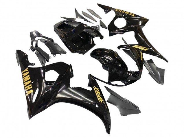 Discount 2005 Black Gold Yamaha YZF 600 R6 Motorcycle Fairings Canada