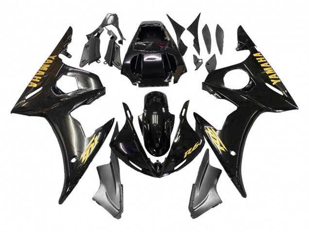 Discount 2005 Black Gold Yamaha YZF 600 R6 Motorcycle Fairings Canada