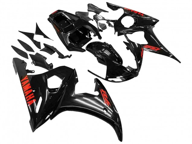 Discount 2005 Black Red Yamaha YZF 600 R6 Motorcycle Fairings Canada
