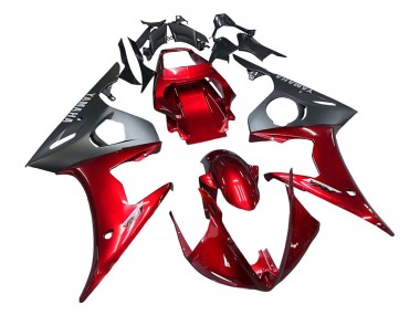 Discount 2005 Red Matte Black Yamaha YZF 600 R6 Motorcycle Fairing Kits Canada