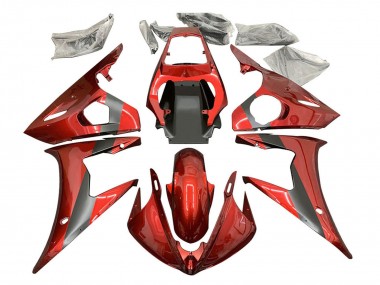 Discount 2005 Red Matte Black Yamaha YZF 600 R6 Motorcycle Fairings Canada