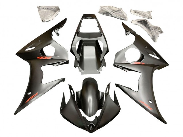 Discount 2005 Matte Black Red Yamaha YZF 600 R6 Motorcycle Fairings Canada