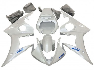 Discount 2005 White Blue Yamaha YZF 600 R6 Motorcycle Fairings Canada