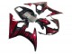 Discount 2005 Black with Red Flame Yamaha YZF 600 R6 Motorcycle Fairings Canada