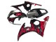 Discount 2005 Black with Red Flame Yamaha YZF 600 R6 Motorcycle Fairings Canada